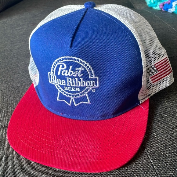 PBR Pabst Beer SnapBack Hat - Picture 1 of 5